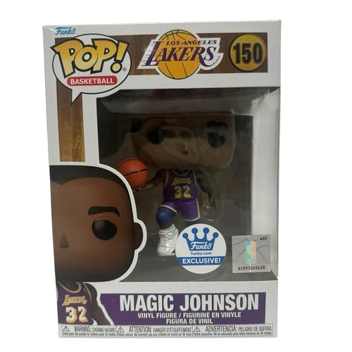 Funko Pop! NBA Los Angeles Lakers Magic Johnson #150 Funko Shop Ex. - D01