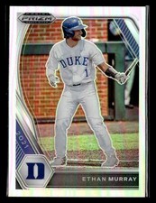 2021 Panini Prizm Draft Picks #PDP147 Ethan Murray Silver Prizm
