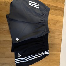 Adidas Youth Shorts gray s7 and black m10-12