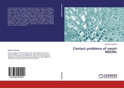 Contact problems of smart MEEMs Bogdan Rogowski