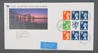 MayfairStamps Great Britain FDC 1990 Souvenir Sheet Scotland Coat of Arms First