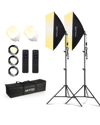 Softbox Lighting Kit 2Pack,20x28in Soft Box |Upgrade 135W 2700-6400K 100V-240...