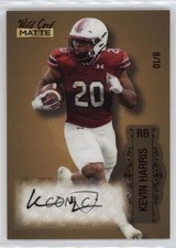 2022 Wild Card MATTE Auto Gold - Red Foil 8/10 Kevin Harris Auto 2b2