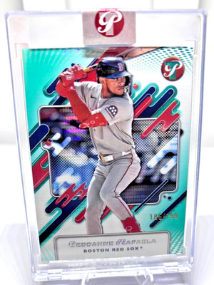 2025 Topps Pristine #44 Ceddanne Rafaela Aqua Encased 186/199