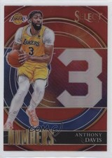 2021-22 Panini Select Select Numbers Red Prizm Anthony Davis #30 1m8b