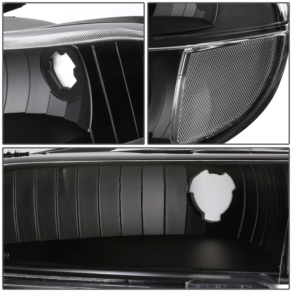 ДЛЯ 95-01 FORD EXPLORER ЧЕРНЫЙ КОРПУС ПРОЗРАЧНЫЕ УГЛОВЫЕ ФАРЫ БАМПЕР ФАРЫ ФАРЫ ФАРЫ - Изображение 2 из 4