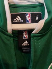 adidas Boston Celtics NBA Green White Jacket Size M Basketball Official