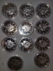Norfed Silver Rounds 11oz total 10 $20 and 1 $10 denomination