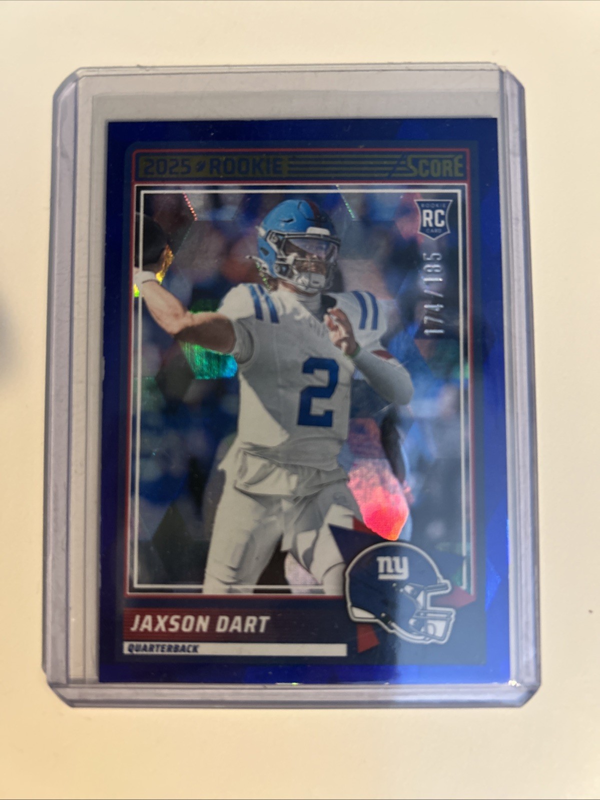 Jaxson Dart 2025 Score #35 Cubic 174/185 Rookie