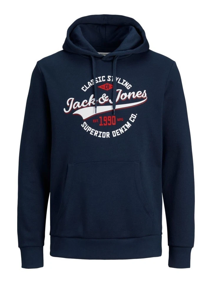 Sweatshirt Herren Jjelogo Schweiß Hood 2 Jack & Jones - Bild 1 von 1