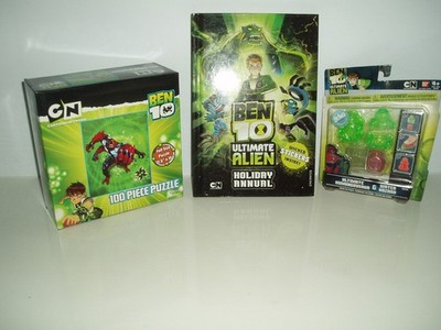 3 x Ben10 Puzzle / Ben 10 Ultimate Alien / Ultimate Alien Holiday Annual (Neu).