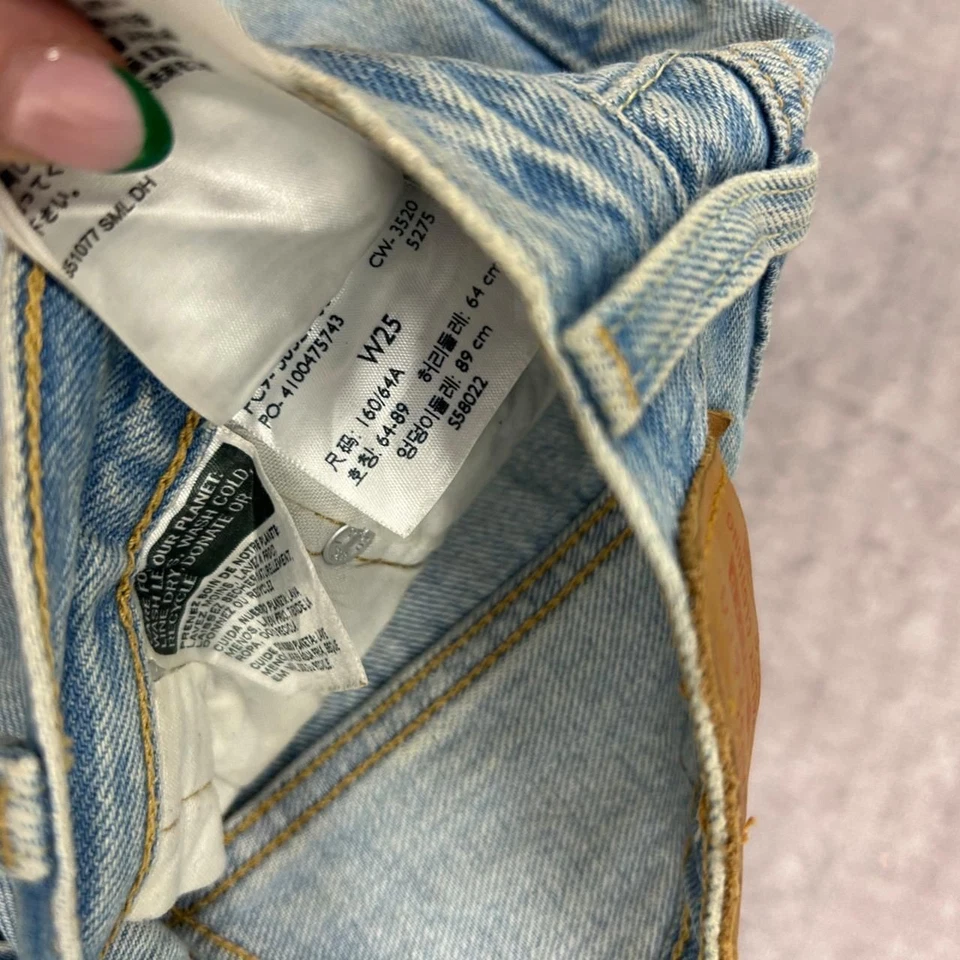 Levi's Shorts levi 501 cut off denim shorts Women's 25 - Image 3 of 4