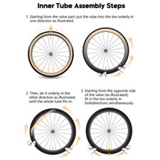 For Rugged Mountain Trails Bicycle Inner Tube High Abrasion Resistance