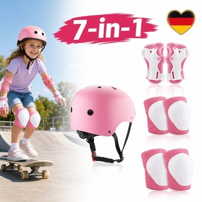 Schonerset Kinder Protektoren Schützer Inliner Schutzausrüstung Knieschoner 7X