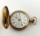 Waltham 1900 Antique Mechanical Pocket Watch   7J   6s   9601642  DOESN'T WORK