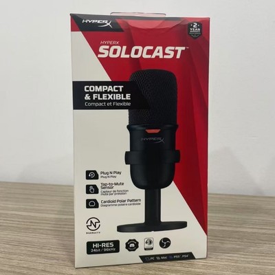 HyperX QuadCast USB Condenser Gaming Microphone for PC, Mac, PS4, PS5 NEW Sealed