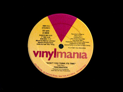 Todd Terry FASCINATION~~DON'T YOU THINK IT'S TIME 12 '' Dance Disco R&B Shrink