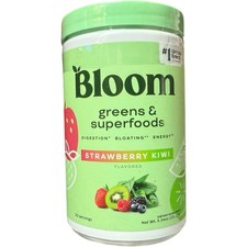 BLOOM NUTRITION Greens and Superfoods Powder - Strawberry Kiwi - 25 ct. 03/2027