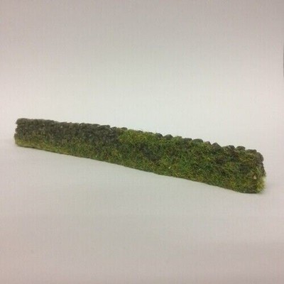 5x Trockensteinmauern mit Laub - Spur O Resin Modell 145mm - Javis JDSWOOF