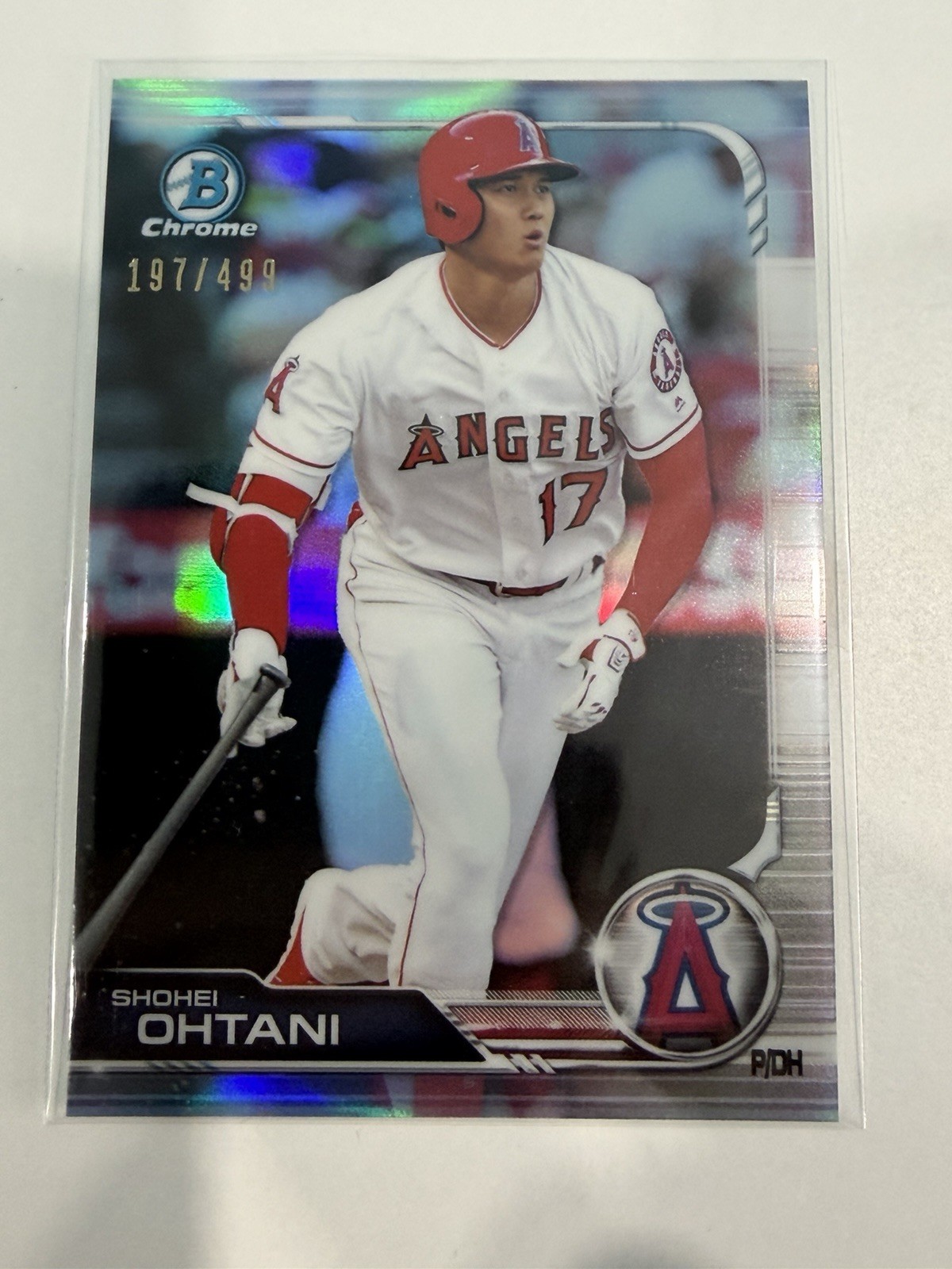 2019 Bowman Chrome Shohei Ohtani 197/499 Refractor