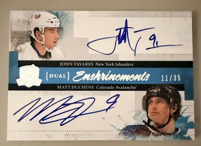 2010-11 Upper Deck the Cup Enshrinements Dual John Tavares #CE2-TD/35 (AU)