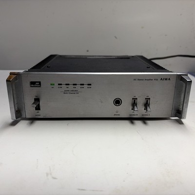 AIWA S-P22 DC Stereo Power Amplifier AC100V 50Hz/60Hz Vintage 1979 Japan