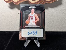 Panini Prizm 2024-25 Penmanship Cole Swider #PNM-CSH Autograph Miami Heat
