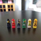 LEGO Microfigure Lot 6 Heroica Red Green Yellow Ninja mixed Micro Figure Minifig — photo 1