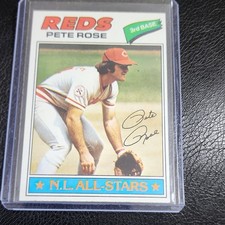 1977 Topps Pete Rose N.L. All-Stars #450 Base Set Cincinnati Reds MLB Baseball