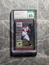 2005 Bowman Chrome Michael Vick #4 CSG 8.5 NM+ Falcons HOF Era Base Card Shiny