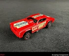 Vintage 1970 Original Hot Wheels Redline Mongoose vs. Snake Funny Car Red McEwen
