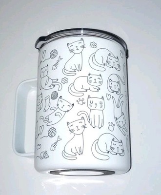 Modern Expressions Cat Travel Mug 14 fl oz. NEW