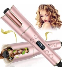 Automatic Hair Curler with LCD Display 1 Rotating Barrel, 4 Heat Settings, 3