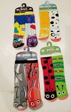 Pals Socks 4 Pairs Kids Different Funny Socks Size 8-12 Years