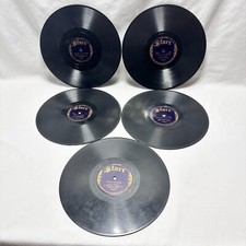 Lot of 10- 10" 78 RPM Records Random and Assorted in Fair Condition