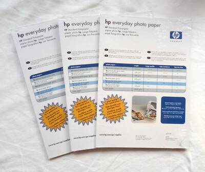 HP Standard Fotopapier semi-glossy einseitig 3x10 Blatt 170 gr/qm DINA4