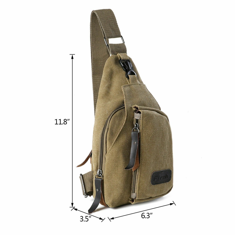 Unisex Sling Pack Crossbody Chest Backpack for Travel & Biking