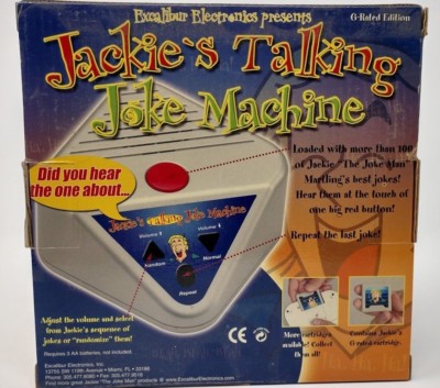 Jackie's Talking Joke Machine Martling Fun Jokes Excalibur