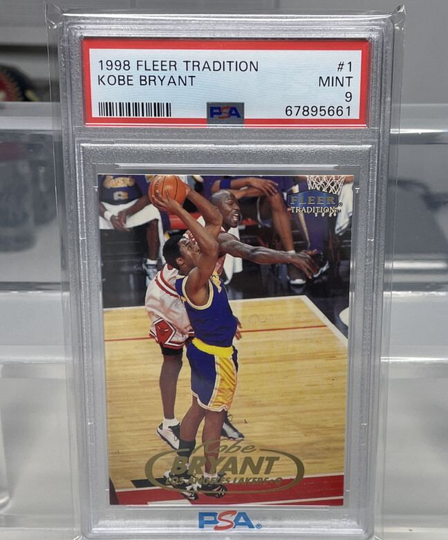 1998 FLEER TRADITION KOBE BRYANT MICHAEL JORDAN PSA 9 | eBay
