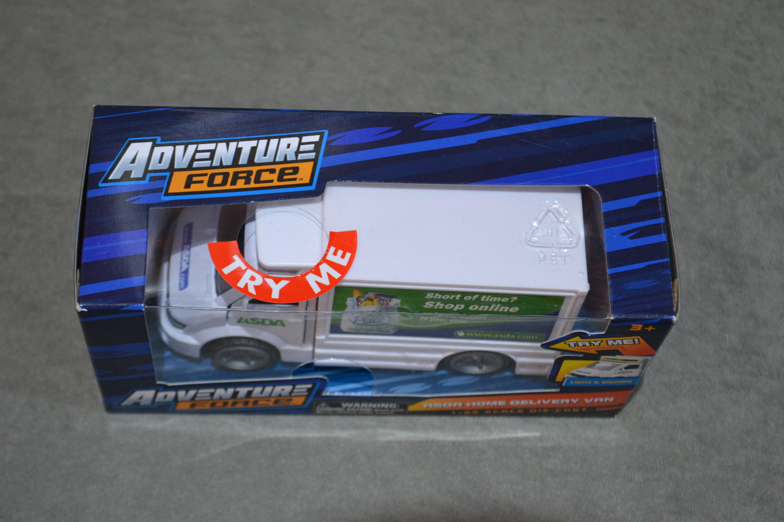 New Adventure Force Asda Home Delivery Van 135 Diecast Model Car Light