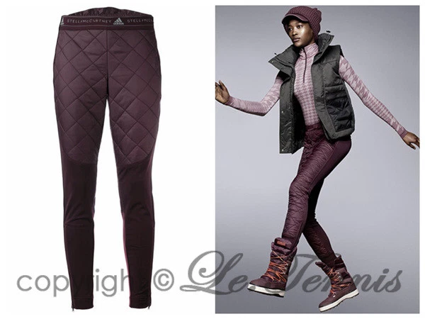 Adidas Stella McCartney MOTO QUILTED Run Legging Golf Ski