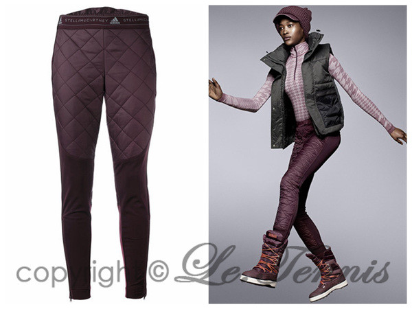 Adidas Stella Mccartney Moto Gesteppt Run Leggings Golf Ski Snowboard Hose - 36-image