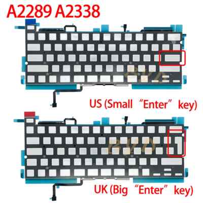 New Keyboard Backlight For MacBook Pro A2289 A2338 Keyboard Backlit Sheet 