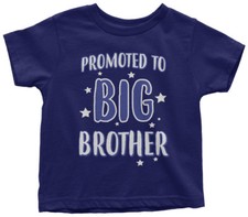 Promoted To Big Brother Toddler T-Shirt Expecting Baby Gift Reveal