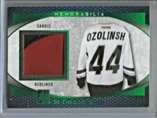 Sandis Ozolinsh 2017 In The Game Used Memorabilia Game Used Jersey Patch #1/5