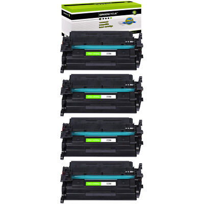 4PK CF258A 58A BK Toner [No Chip] for HP LaserJet Pro MFP M428dw M428fdn Printer