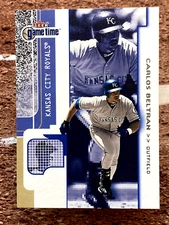 2001 Fleer Game Time Carlos Beltran #36