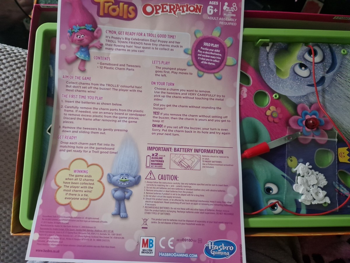 Hasbro Trolls Operation Game - Shop Games at H-E-B