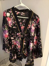Japanese silk kimono robe