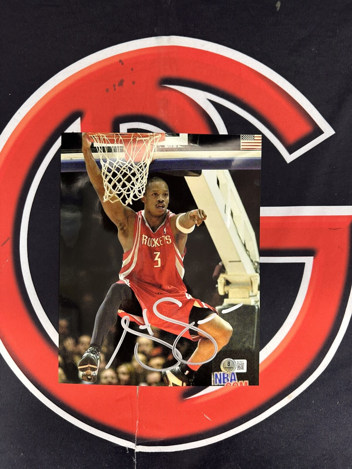 Steve Francis Autographed Signed Maryland Terrapins Houston Rockets 8x10 Photo Beckett 